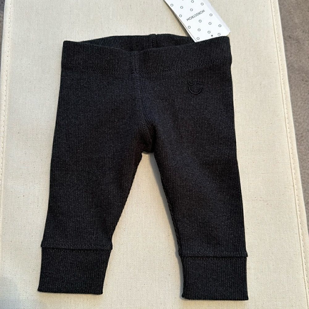 Nordstrom Baby Charcoal Grey Ribbed Pants NWT